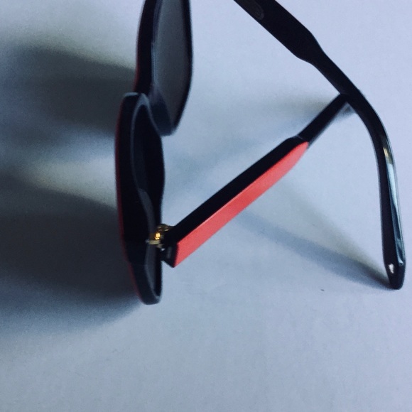 VICTORIA BECKHAM RED REFINED CLASSIC SUNGLASSES - Picture 7 of 8